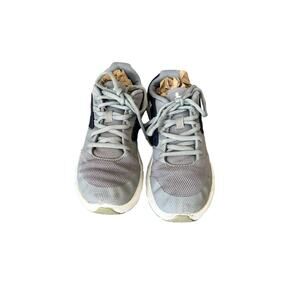 Under Armour Boys Gray Blue Black Athletic Sneakers Tennis Shoes Youth 6.5Y